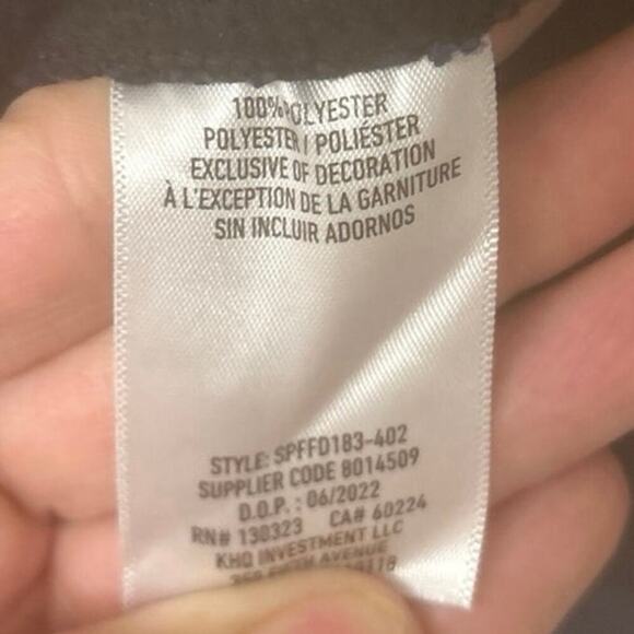 SPYDER Boundless Half Zip Hooded Waffle Knit  Sweater Frontier Blue Size Large - Picture 12 of 13